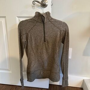Lululemon Women’s Rush Hour 1/2 Zip Pullover In Heathered Military Green Size 6